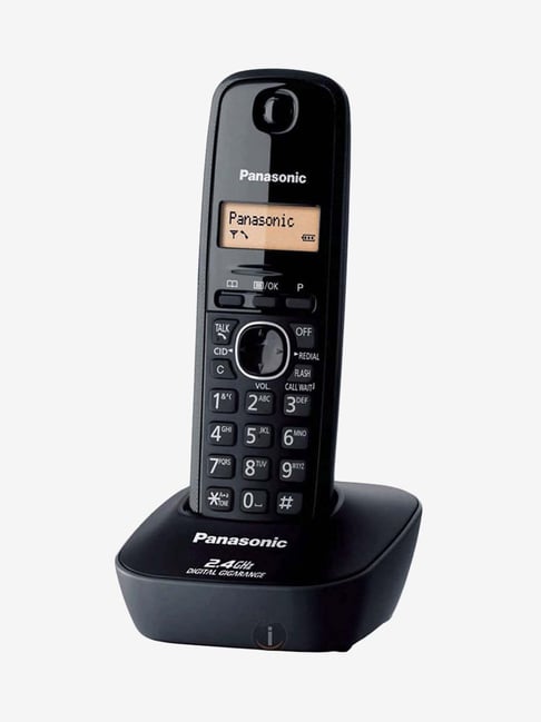 Panasonic KX-TG3411SX Cordless Landline Phone (Black)