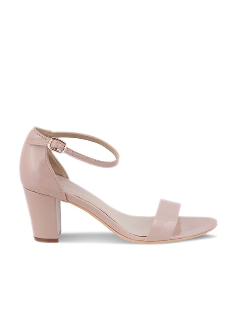 Buy Lemon Pepper Kaylee Pink Ankle Strap Sandals for Women at