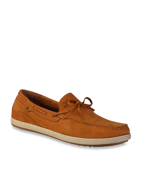 woodland leather mens boat shoes