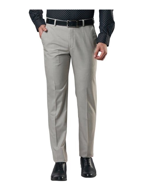 Buy online Brown Solid Flat Front Formal Trouser from Bottom Wear for Men  by Next Look for ₹520 at 60% off | 2024 Limeroad.com