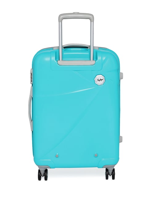 Skybags Capture Turquoise 4 Wheel Medium Hard Cabin Trolley 47 cm