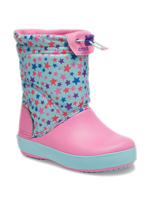 Buy Crocs Kids Lodgepoint Ice Blue & Pink Casual Boots for Boys at Best  Price @ Tata CLiQ