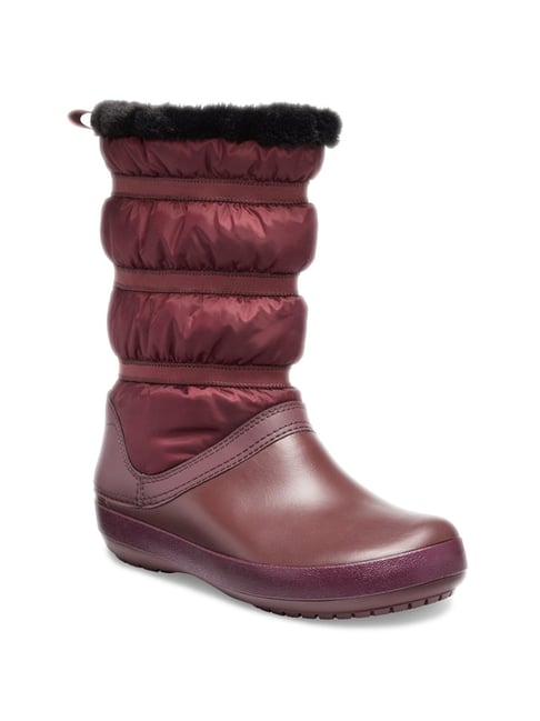 Leather Boots Burgundy Snow Boots Buy Burgundy Boots For Women By