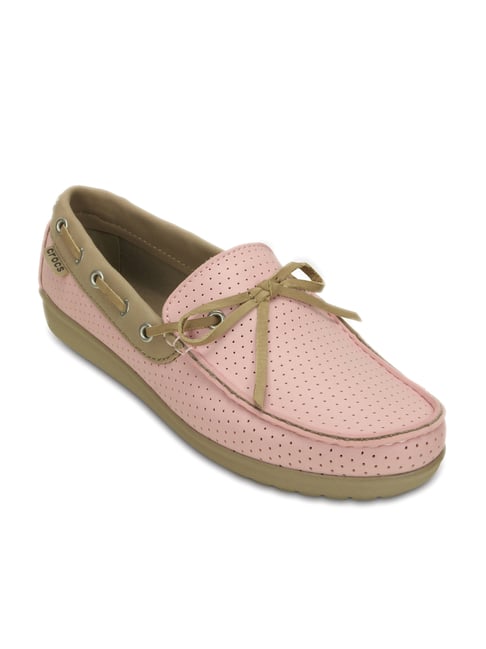 Buy Crocs Pearl Pink Boat Shoes for Women at Best Price Tata CLiQ