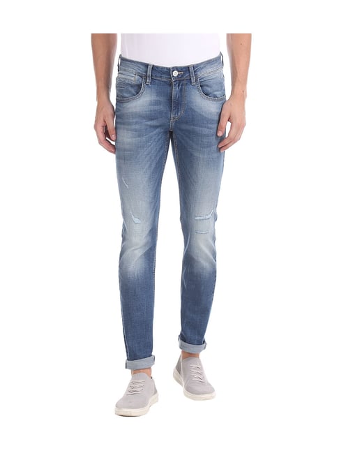 Flying Machine Blue Skinny Fit Jeans