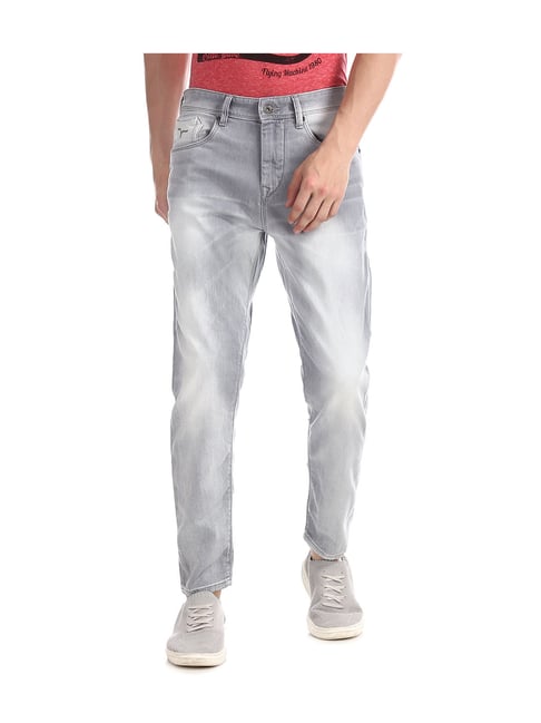 Flying Machine Grey Slim Fit Jeans