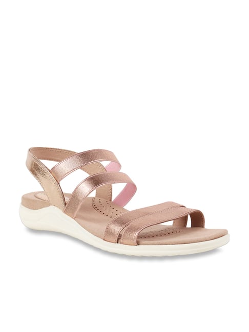 catwalk rose gold sandals