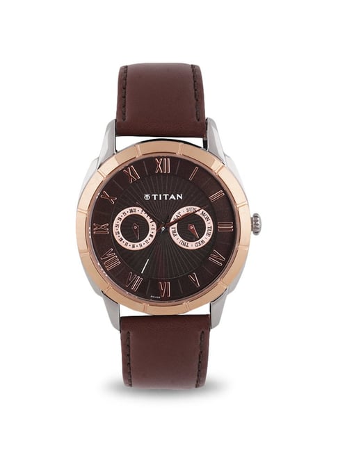 Titan NL1489KL02 Smartsteel Analog Watch for Men