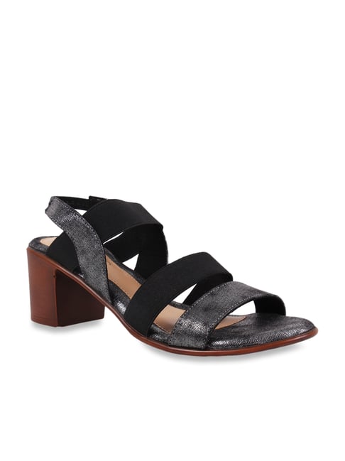 Catwalk Women's Black Sling Back Sandals