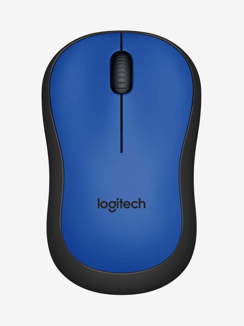 Logitech M221 Silent Wireless Mouse with Nano Receiver (Blue)