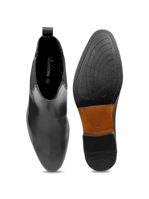Buy Shences Black Chelsea Boots for Men at Best Price Tata CLiQ