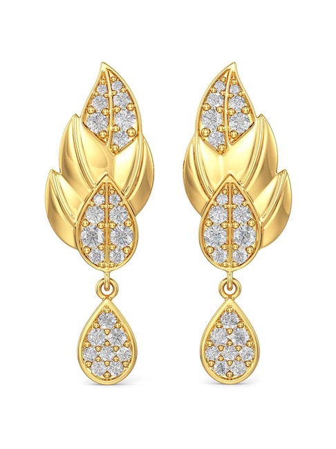 Buy Mirage Women Gold Earrings- Joyalukkas