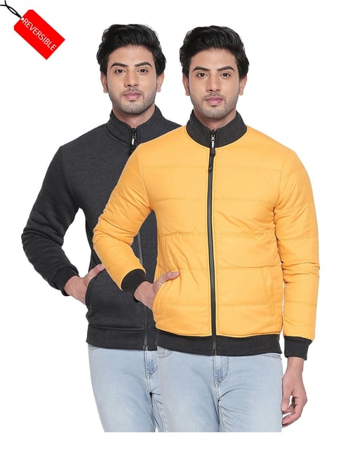 Buy Spykar Men Off White Round Neck Jacket Online at Best Prices in India -  JioMart.