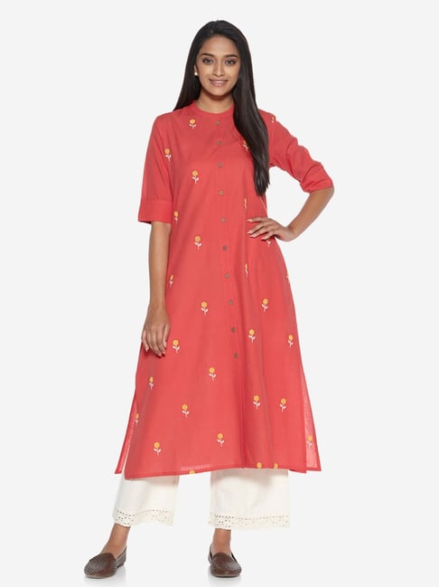 Buy Utsa by Westside Multicolour Floral Print A-line Kurti Online at best  price at TataCLiQ