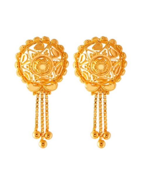 Latest Earing Tops | Gold earrings models, Gold earrings designs, Indian  jewellery design earrings