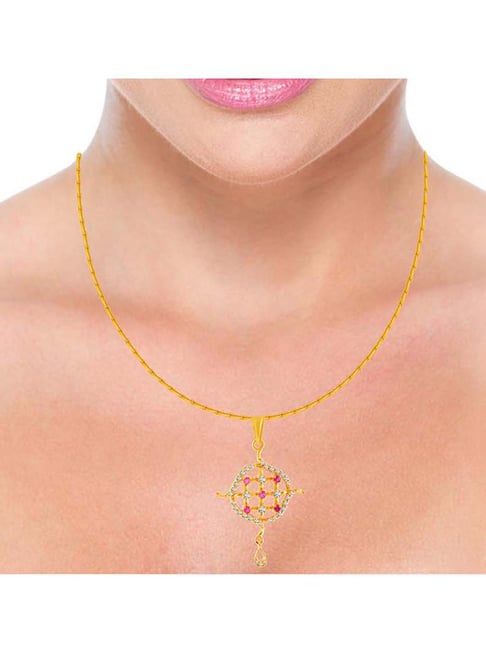 Buy P.C. Chandra 22 kt Gold Pendant 
