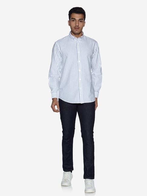 Buy Ascot by Westside White Relaxed Fit Shirt for Men Online @ Tata CLiQ