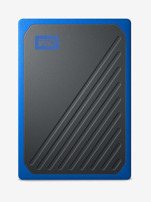 WD My Passport Go 1TB External Solid State Drive with Cobalt Trim (Blue)