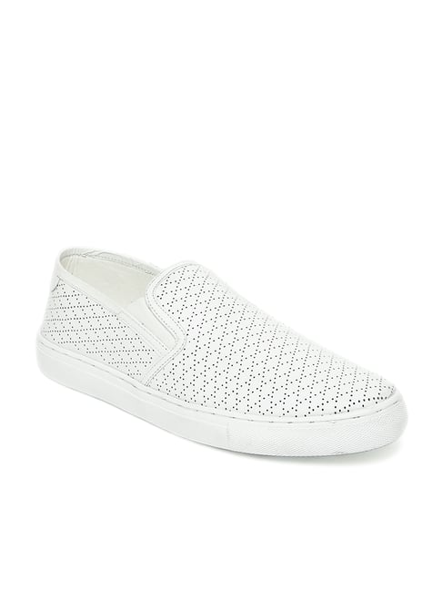Carlton London White Casual Plimsolls