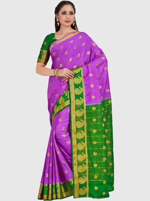 Art Silk Woven Saree in Blue | Blue silk saree, Silk sarees online, Saree