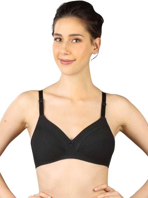 Buy Triumph Padded Wired Medium Coverage T-Shirt Bra - Black at Rs