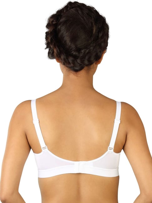 Buy Triumph White Non-Padded Sports Bra for Women Online @ Tata CLiQ