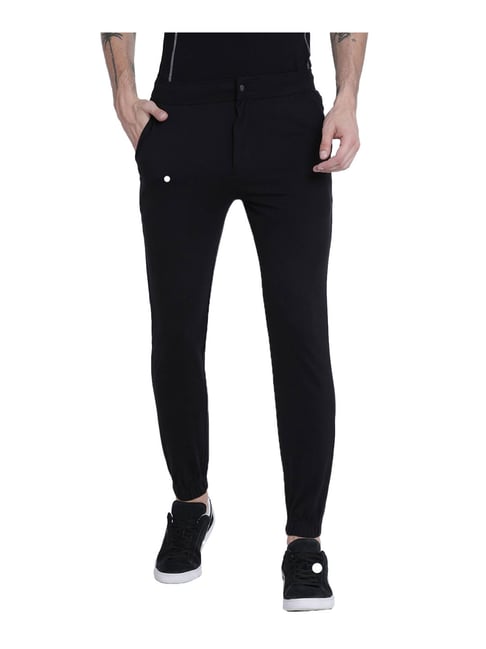 Buy Pepe Jeans Black Regular Fit Trackpants for Men Online Tata CLiQ