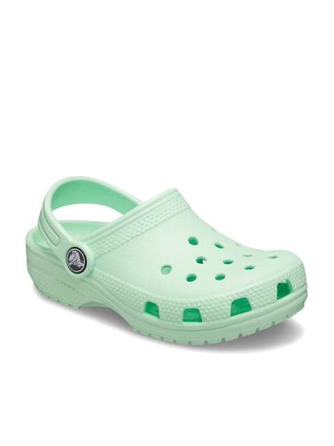 Kids outlet mint crocs