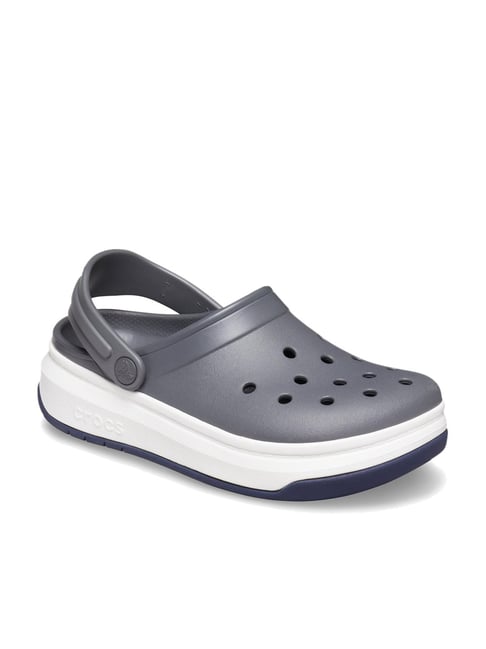 Crocs Unisex Crocband Slate Grey Back Strap Clogs