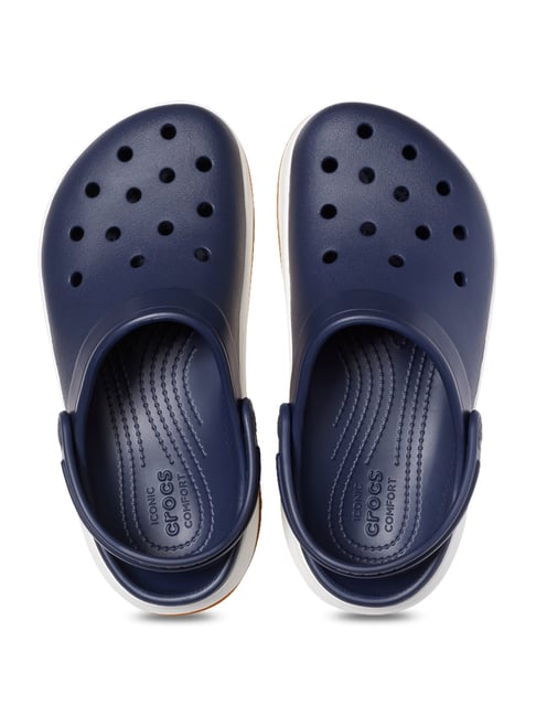 Buy Crocs Crocband Navy Back Strap Clogs for Men at Best Price @ Tata CLiQ