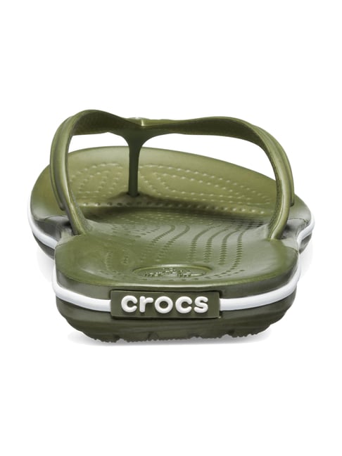 Buy Crocs Crocband Army Green Flip Flops for Men at Best Price