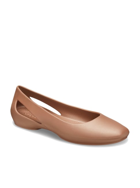 Buy Crocs Sloane Bronze Flat Ballets for Women at Best Price