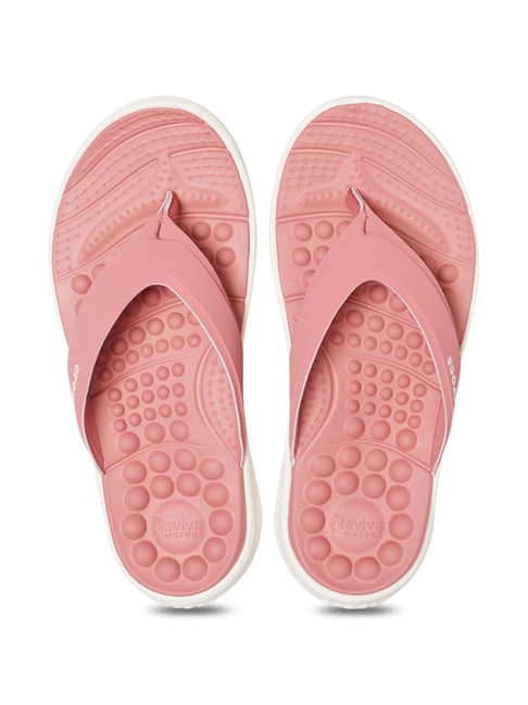 Crocs Reviva Blossom Pink Flip Flops