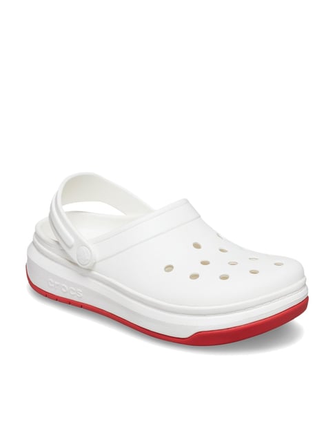 Crocs with on sale white sole