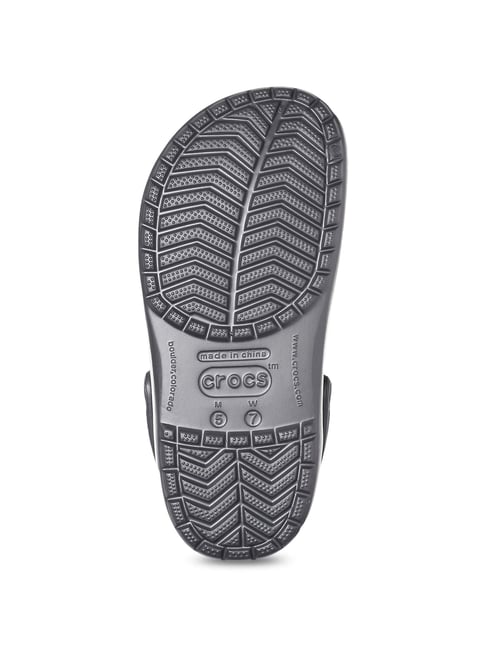 Buy Crocs Crocband Graphite Back Strap Clogs for Women at Best