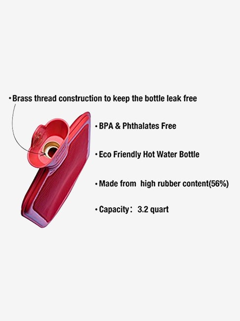 Buy MCP 3.02 Litre Hot Water Rubber Bottle (Red) Online At Best Price