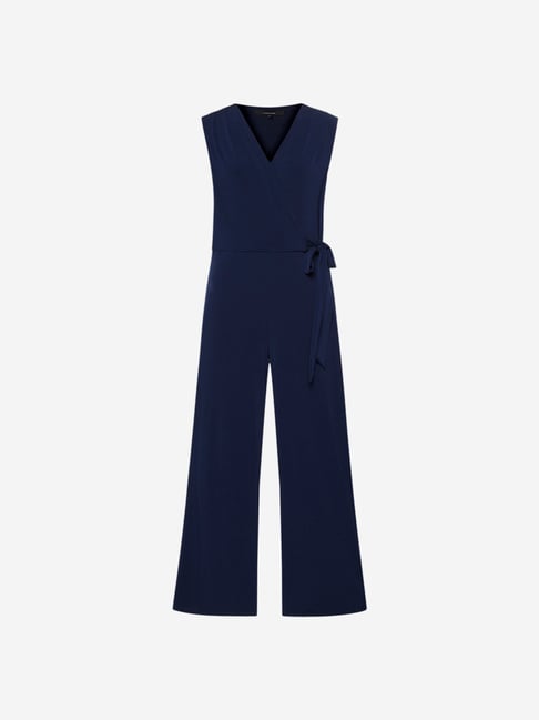 Buy Wardrobe by Westside Dark Blue Beatrice Jumpsuit for Women Online ...