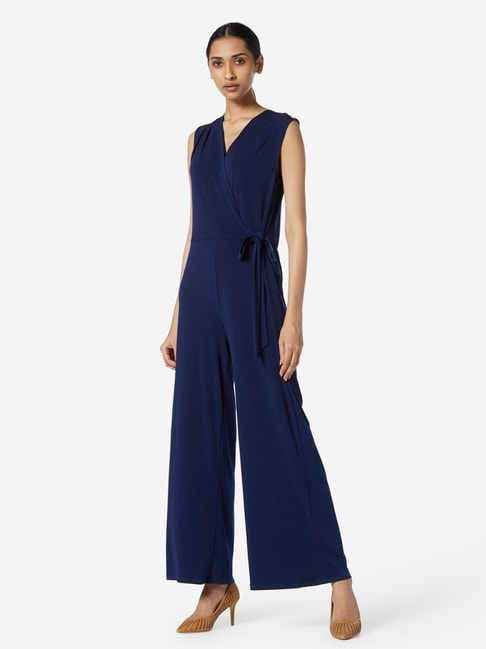 Buy Navy blue Jumpsuits Playsuits for Women by COTTINFAB Online  Ajiocom