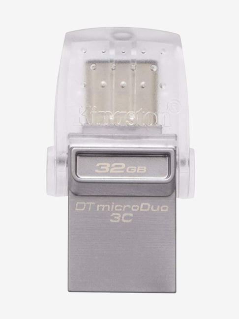 Kingston DataTraveler DTDUO3C USB 3.0 32 GB Flash Drive Grey