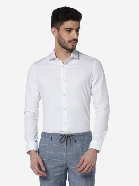 WES Formals by Westside White Ultra-Slim Fit Shirt