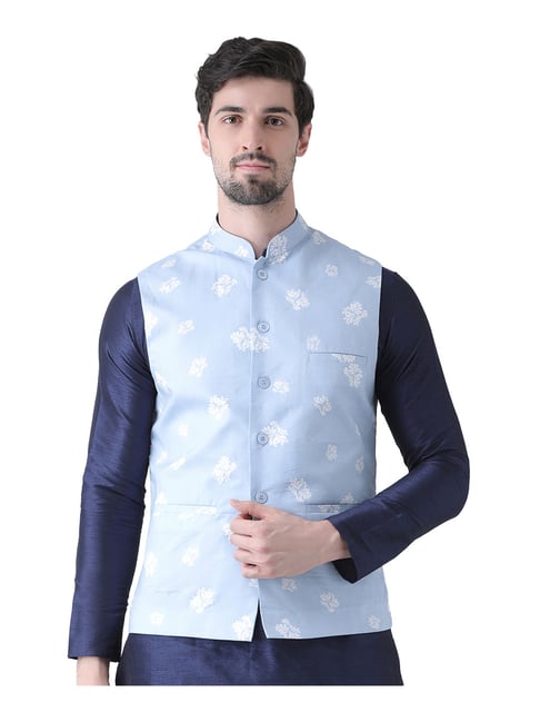light blue modi jacket