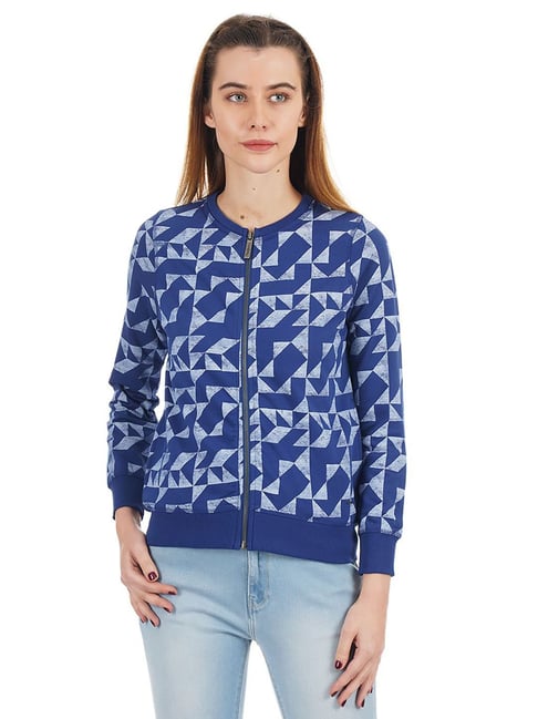 Pepe Jeans Blue Printed Sweatshirt