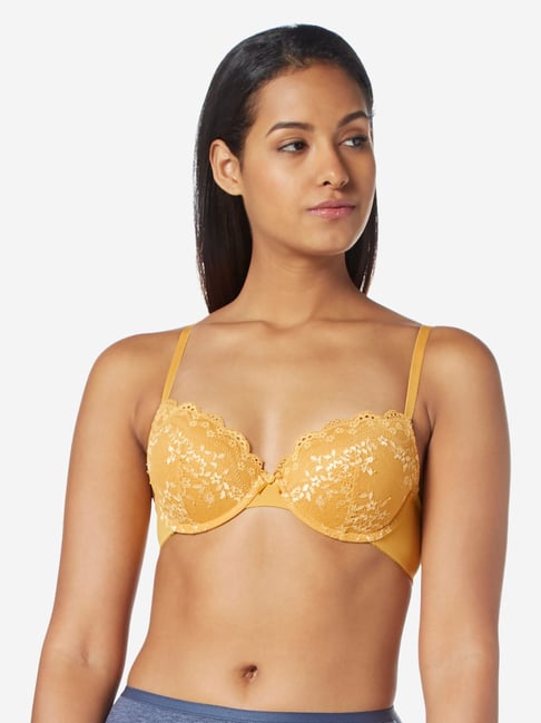 Buy Wunderlove by Westside Mustard Padded Wired Superstar Bra for Women  Online @ Tata CLiQ