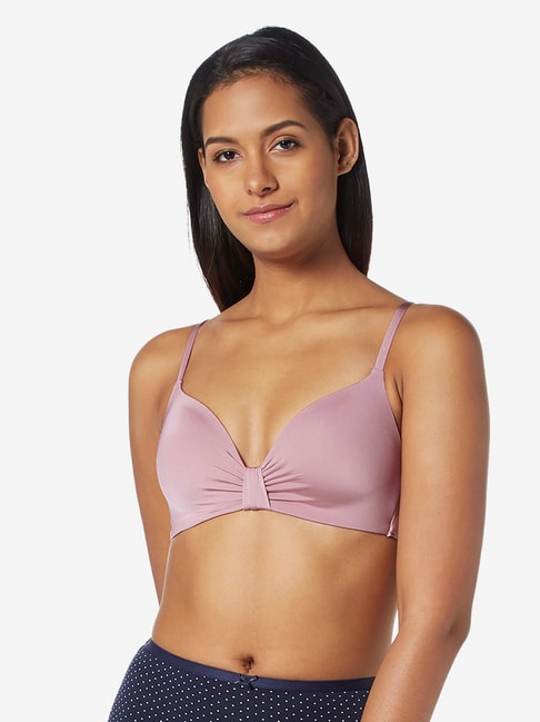 Buy Wunderlove by Westside Lilac Padded Non-Wired Bra for Women