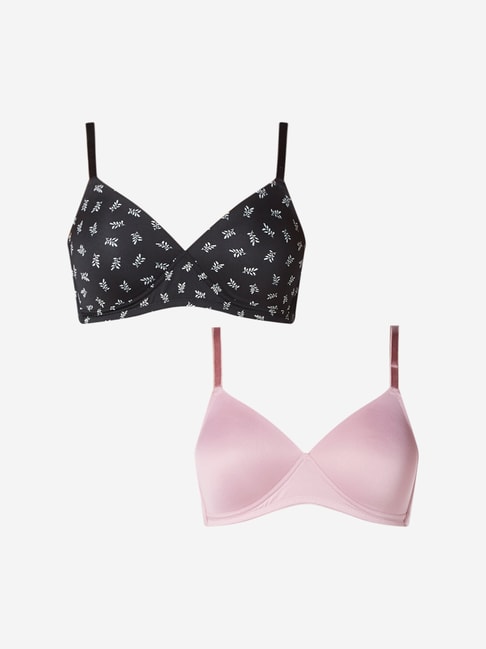 Buy Wunderlove by Westside Black Non-Wired Padded Bra Set Of Two for Women  Online @ Tata CLiQ
