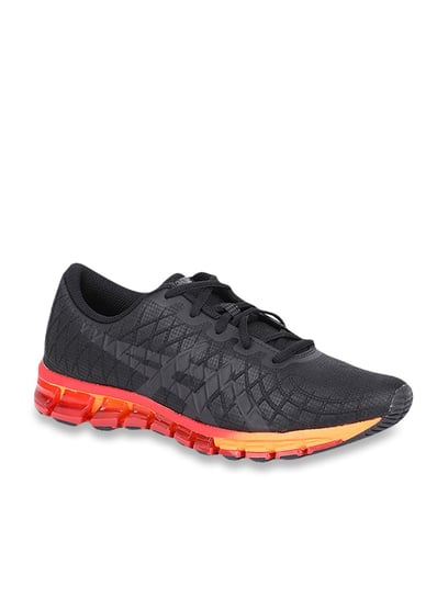 Buy Asics Gel Quantum 180 4 Black Running Shoes for Men at Best