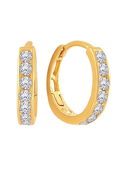 22K Gold Hoop Earrings (Ear Bali) For Baby - 235-GER15439 in 1.300 Grams