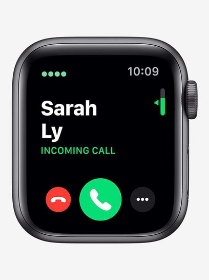 Buy Apple Watch Series 5 (GPS + Cellular, 40mm) Black Sport Band  