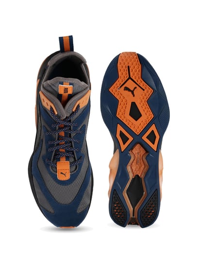 Buy Puma LQDCELL Origin Terrain Castlerock Navy Running Shoes