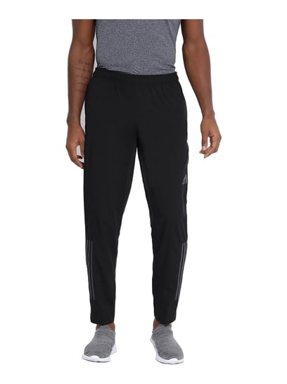 Buy Adidas Black Polyester Trackpants for Men's Online @ Tata CLiQ